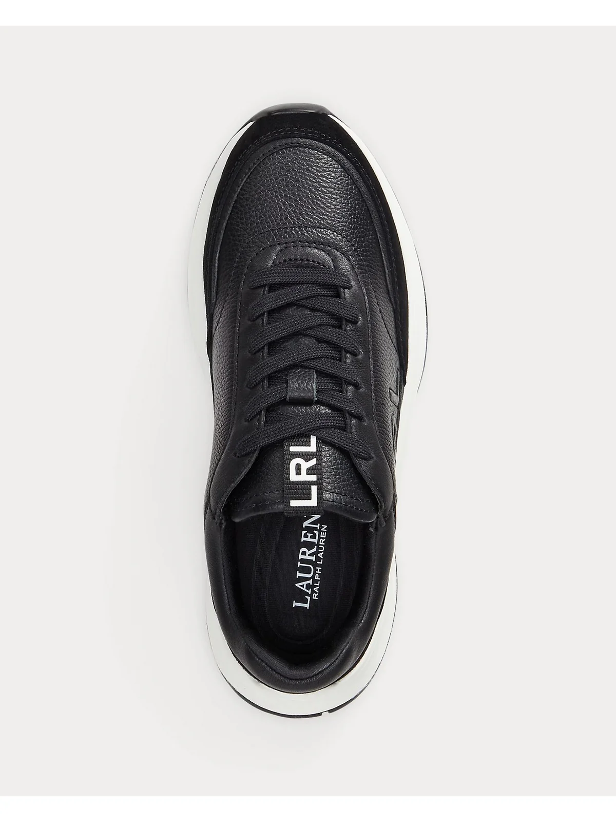 LAUREN RALPH LAUREN Sneaker Donna FRANKY-SNEAKERS-LOW TOP LACE 802974376 002 BLACK/BLACK - Image 4