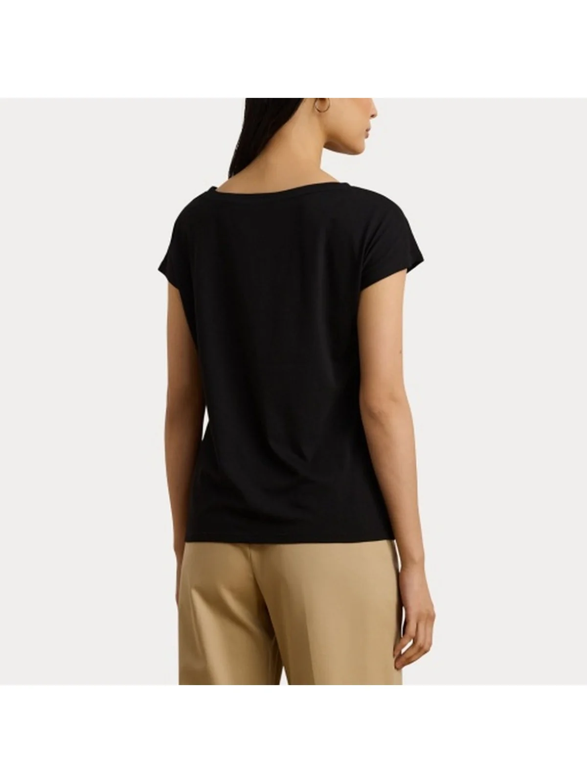 LAUREN RALPH LAUREN T-shirt Donna GRIETA 200748765 002 POLO BLACK - Image 7