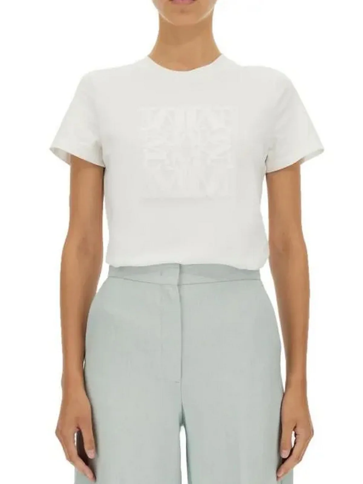 LAUREN RALPH LAUREN T-shirt Donna HAILLY-SHORT SLEEVE-T-SHIRT 200P03753 001 WHITE - Image 2