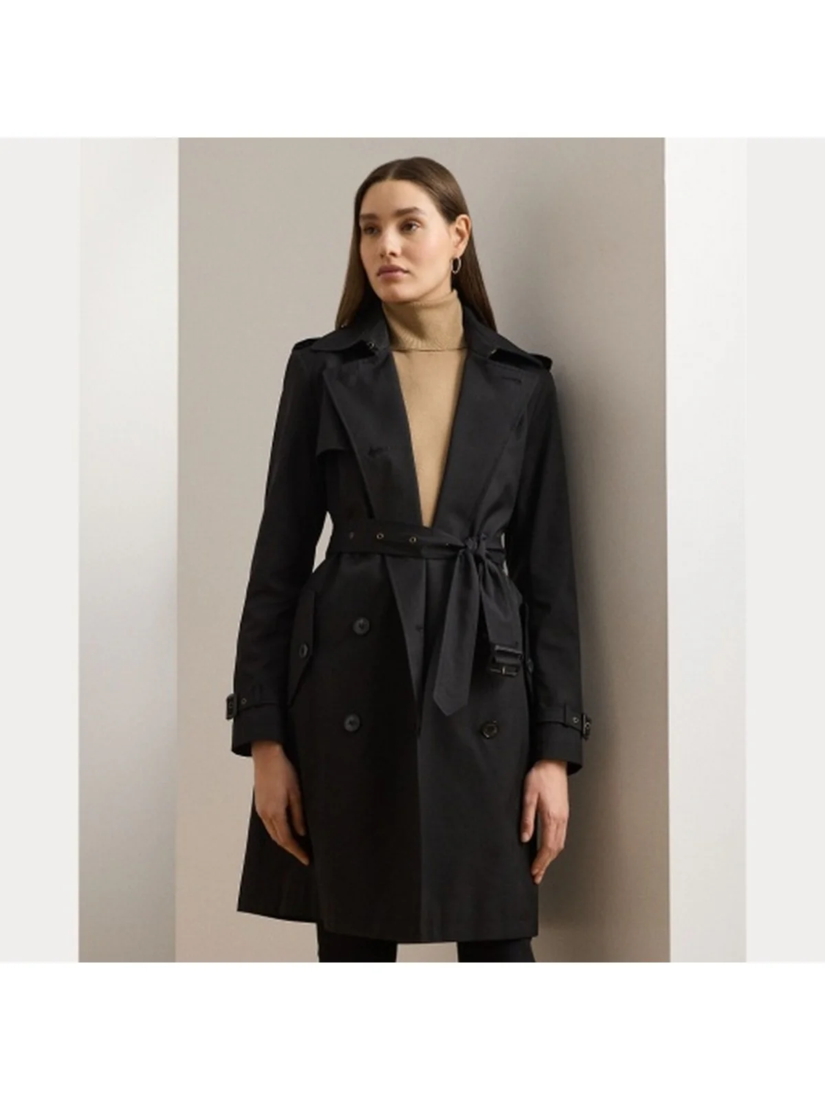 LAUREN RALPH LAUREN Trench Donna DB BLT RN38 297967122 001 BLACK - Image 3
