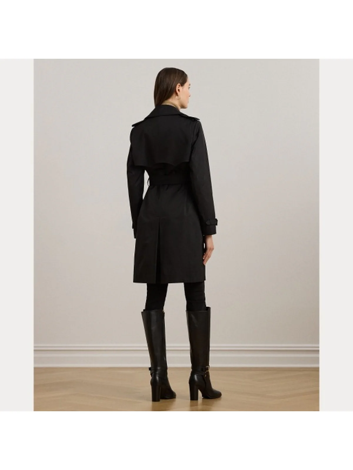 LAUREN RALPH LAUREN Trench Donna DB BLT RN38 297967122 001 BLACK - Image 4