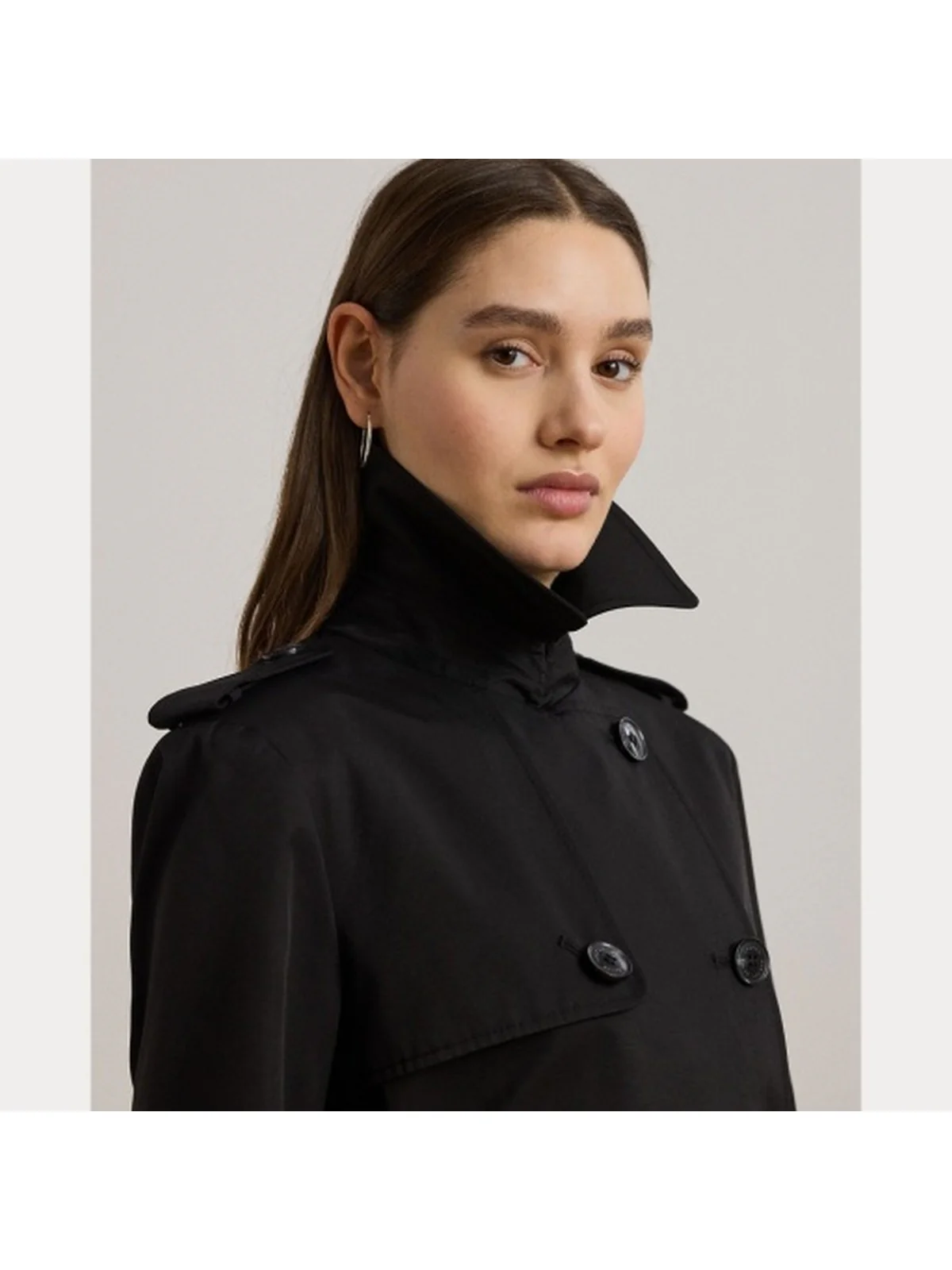 LAUREN RALPH LAUREN Trench Donna DB BLT RN38 297967122 001 BLACK - Image 5