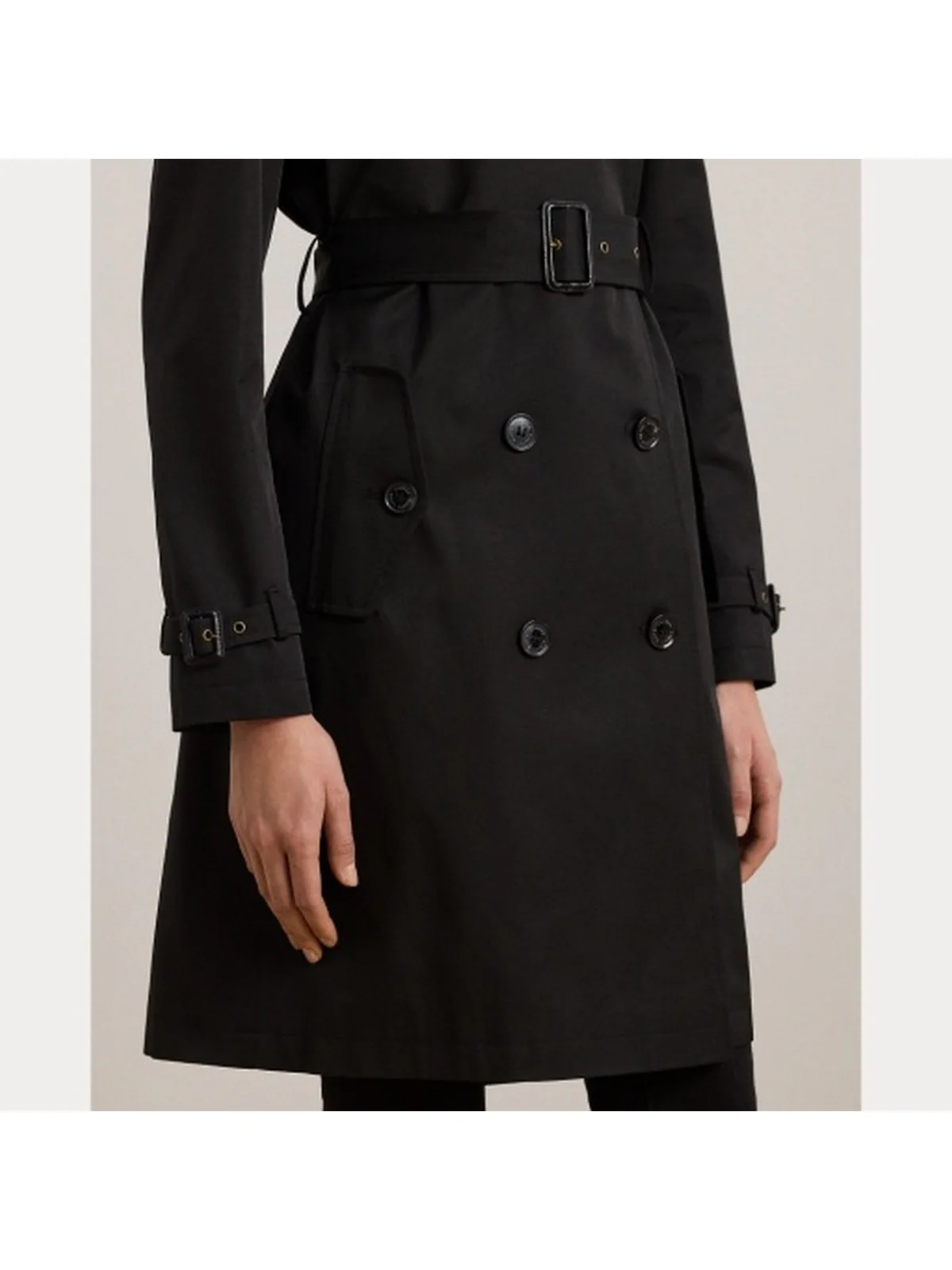 LAUREN RALPH LAUREN Trench Donna DB BLT RN38 297967122 001 BLACK - Image 6