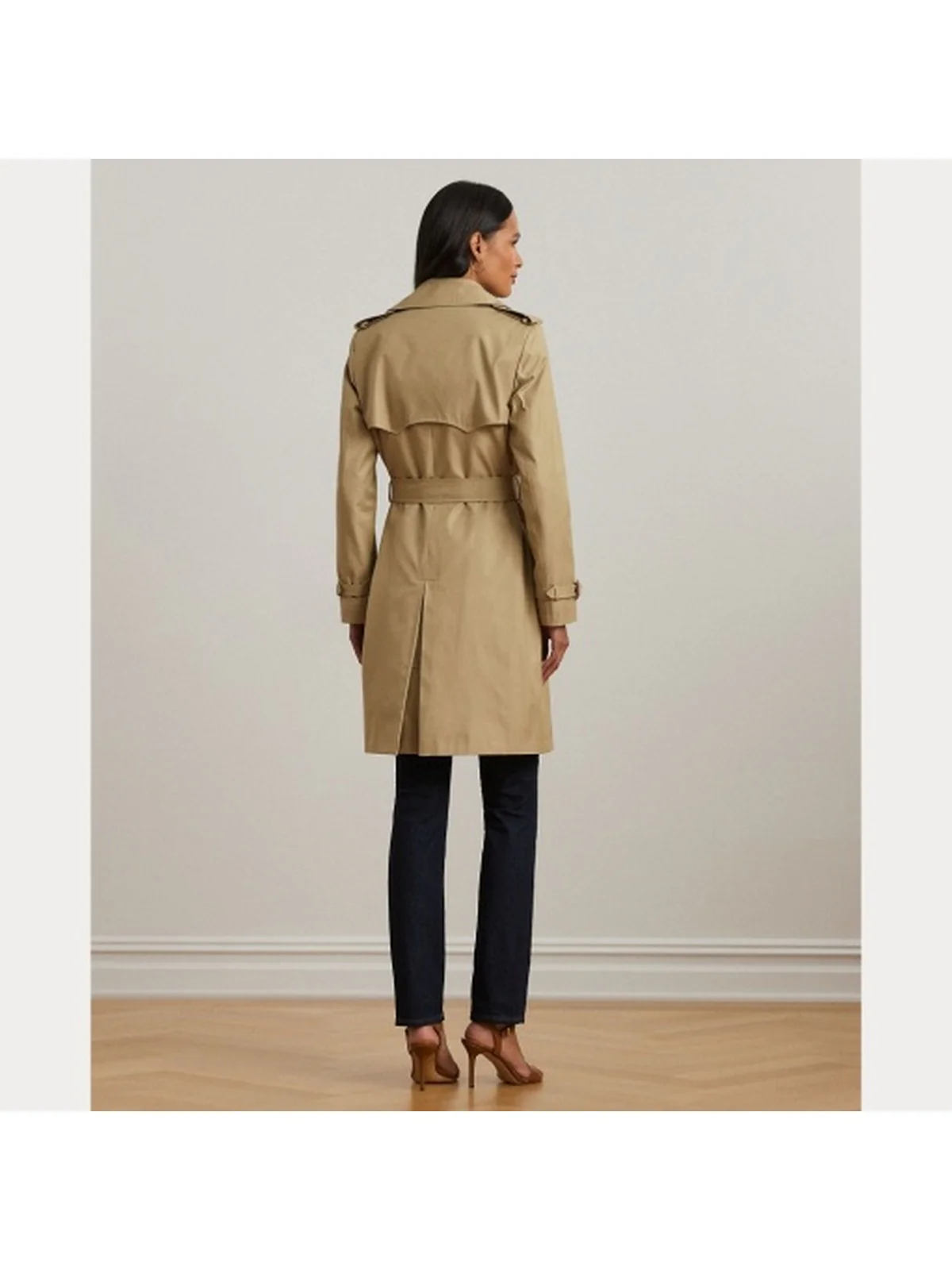 LAUREN RALPH LAUREN Trench Donna DB BLT RN38 297967122 002 BIRCH TAN - Image 3