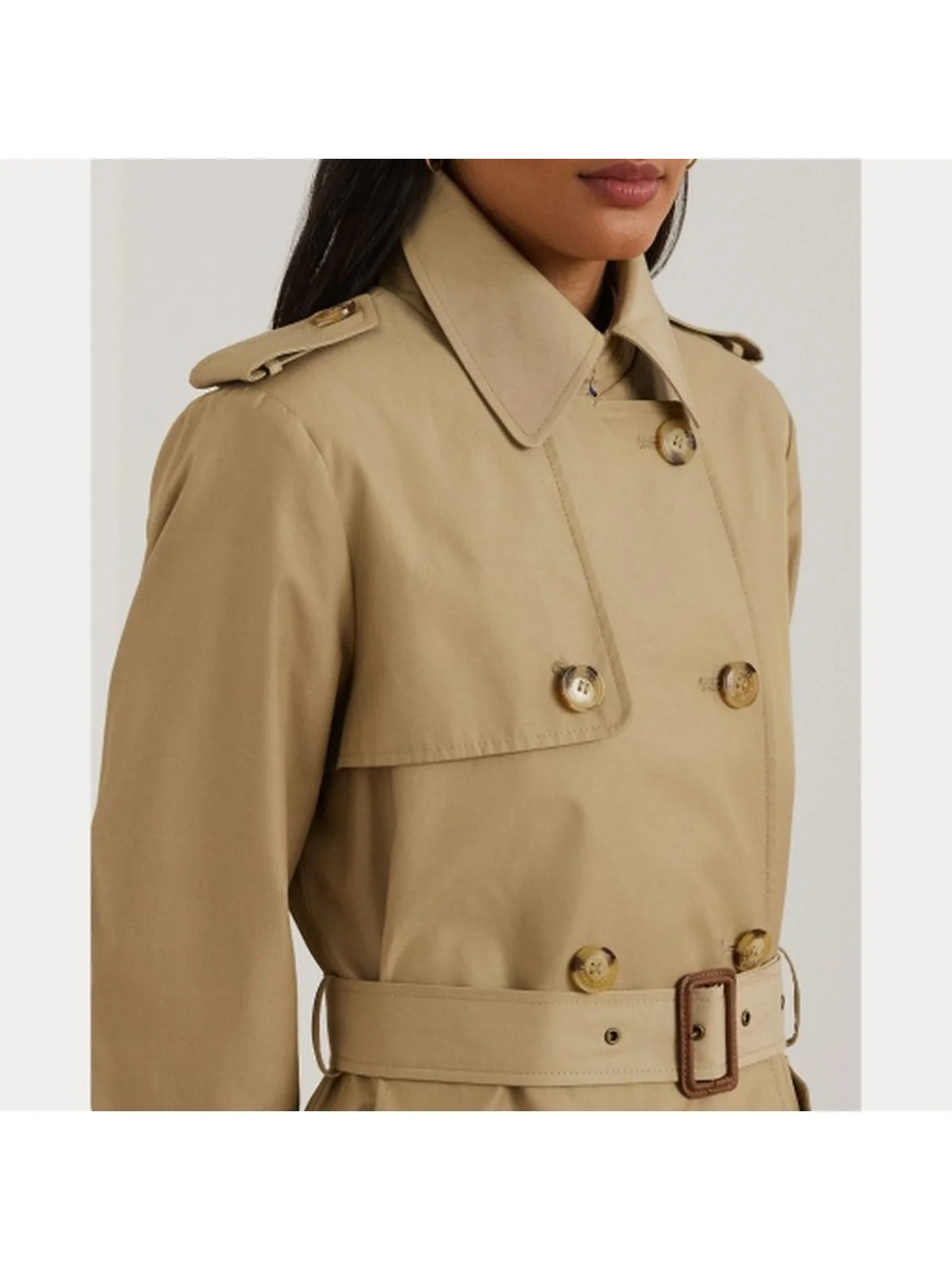 LAUREN RALPH LAUREN Trench Donna DB BLT RN38 297967122 002 BIRCH TAN - Image 4