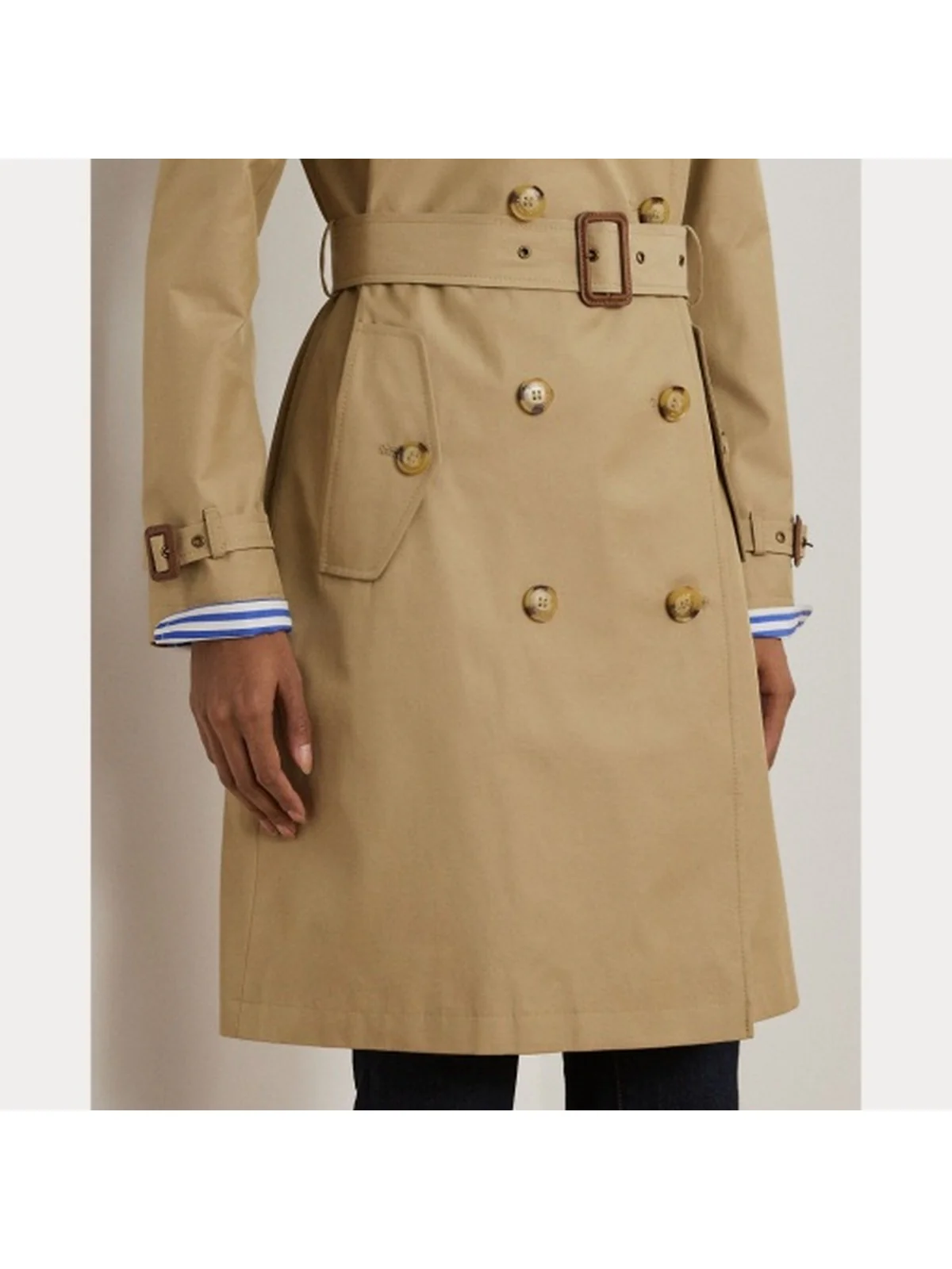 LAUREN RALPH LAUREN Trench Donna DB BLT RN38 297967122 002 BIRCH TAN - Image 5