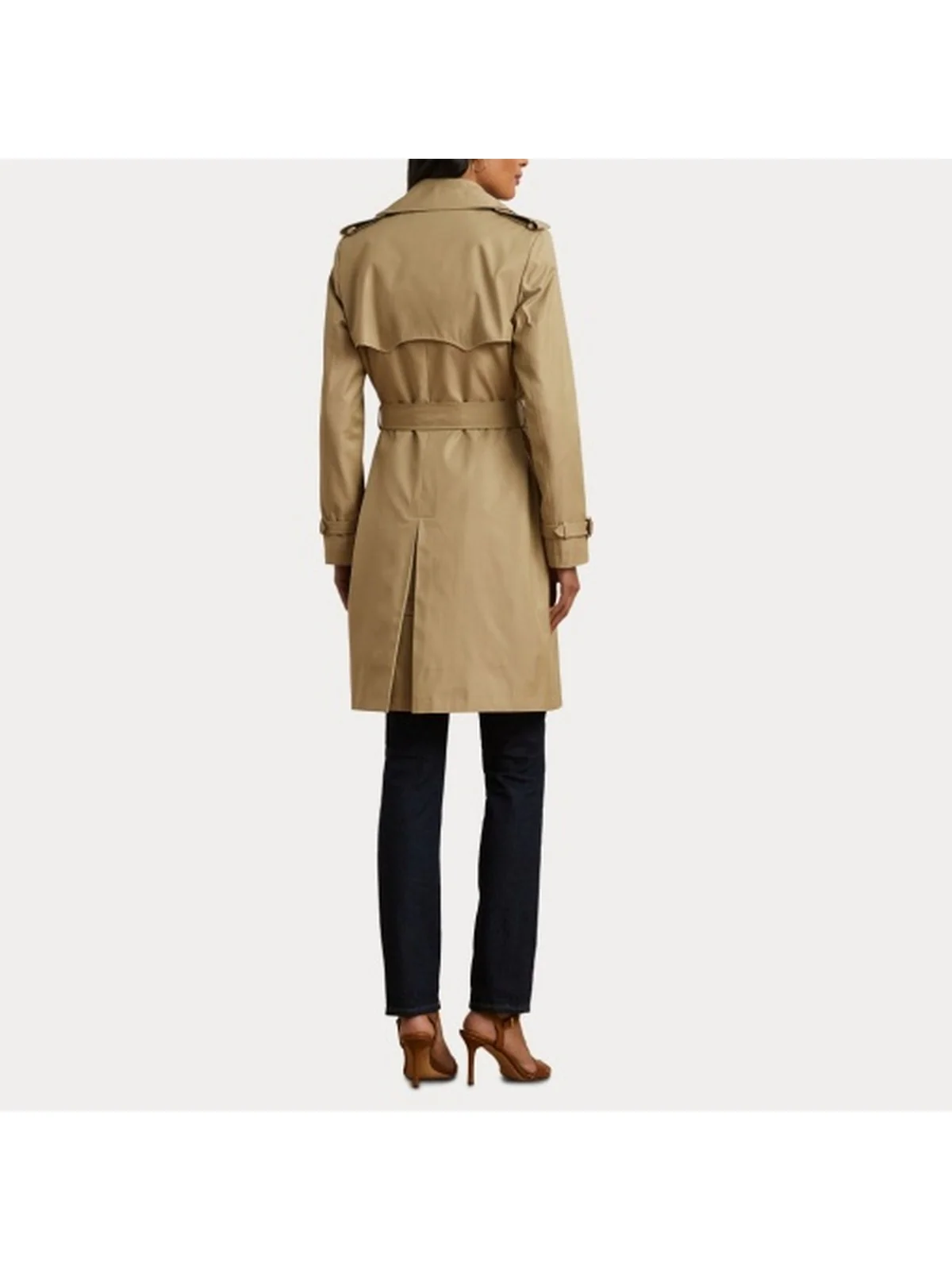 LAUREN RALPH LAUREN Trench Donna DB BLT RN38 297967122 002 BIRCH TAN - Image 7