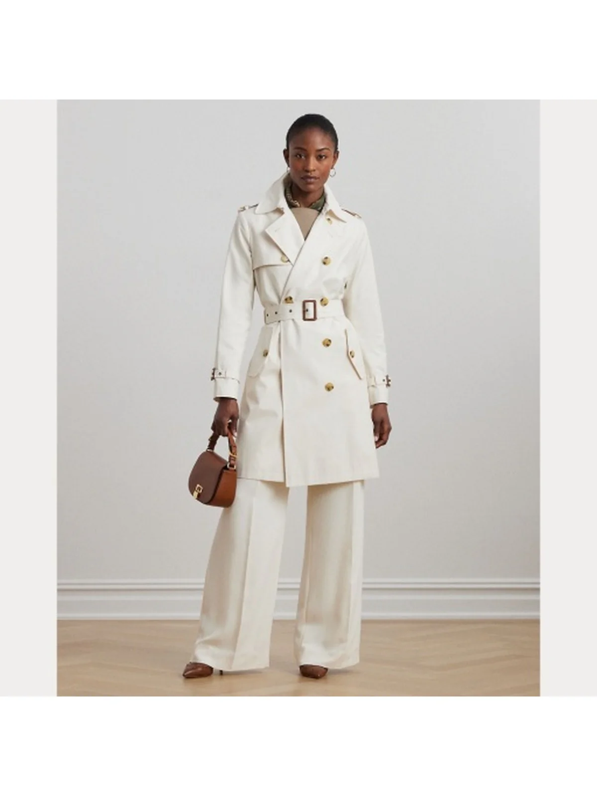 LAUREN RALPH LAUREN Trench Donna DB BLT RN38 297967122 004 CREAM - Image 2