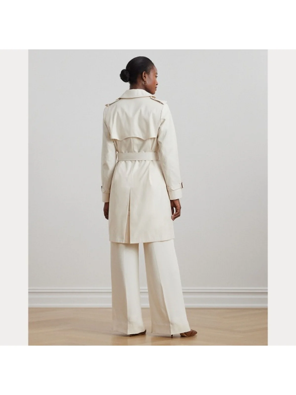 LAUREN RALPH LAUREN Trench Donna DB BLT RN38 297967122 004 CREAM - Image 4