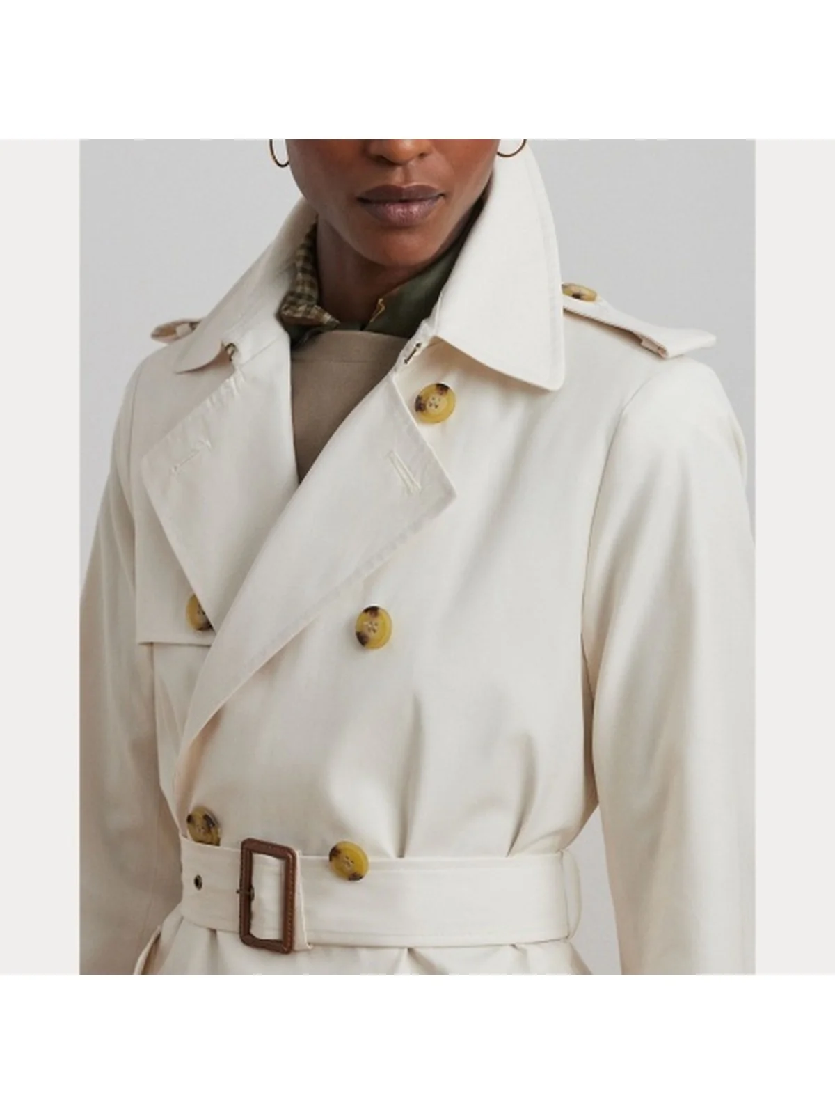 LAUREN RALPH LAUREN Trench Donna DB BLT RN38 297967122 004 CREAM - Image 5