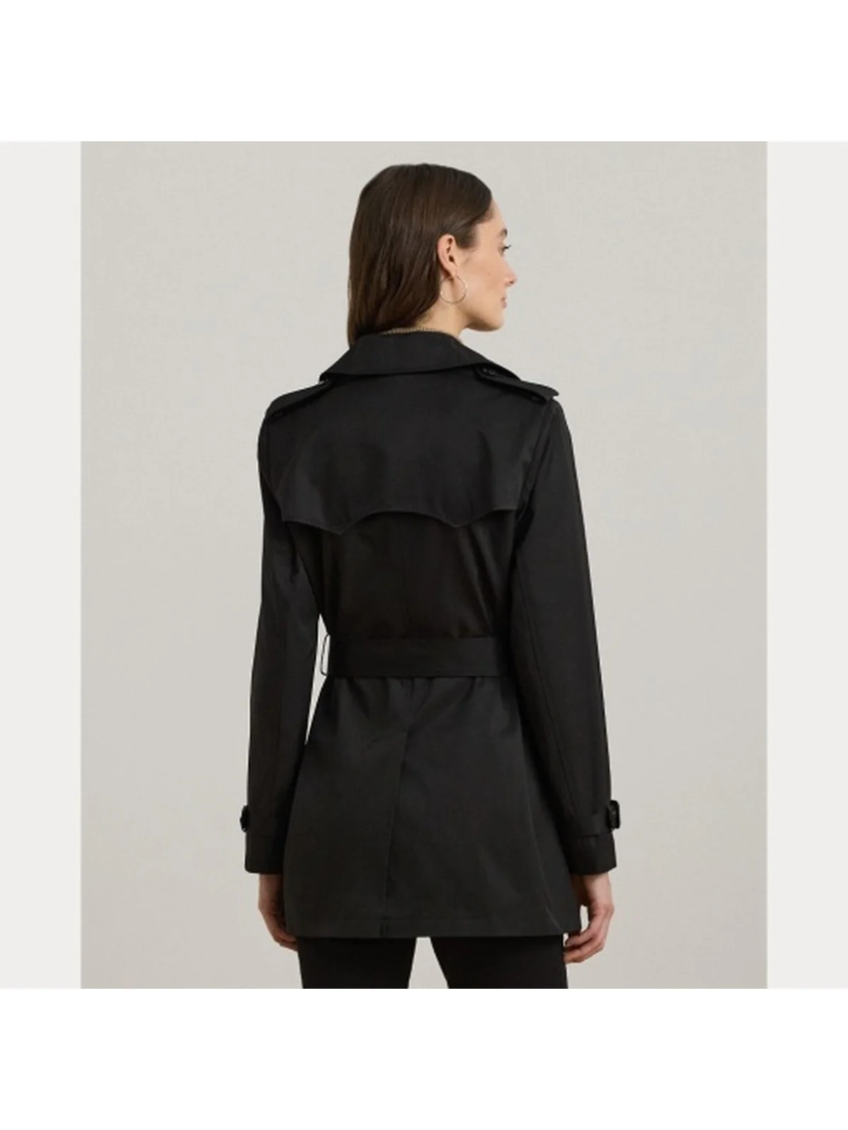 LAUREN RALPH LAUREN Trench Donna DB BLT TR30 297967126 001 Nero - Image 3