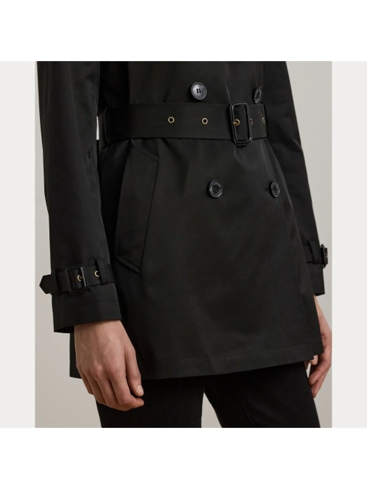 LAUREN RALPH LAUREN Trench Donna DB BLT TR30 297967126 001 Nero - Image 5