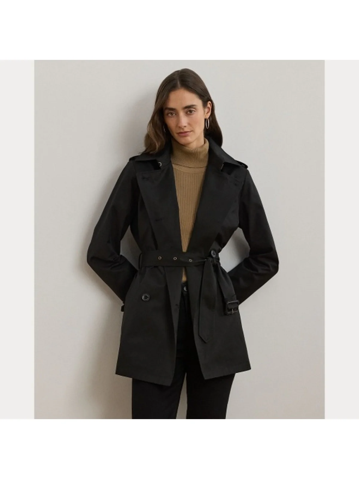 LAUREN RALPH LAUREN Trench Donna DB BLT TR30 297967126 001 Nero - Image 8