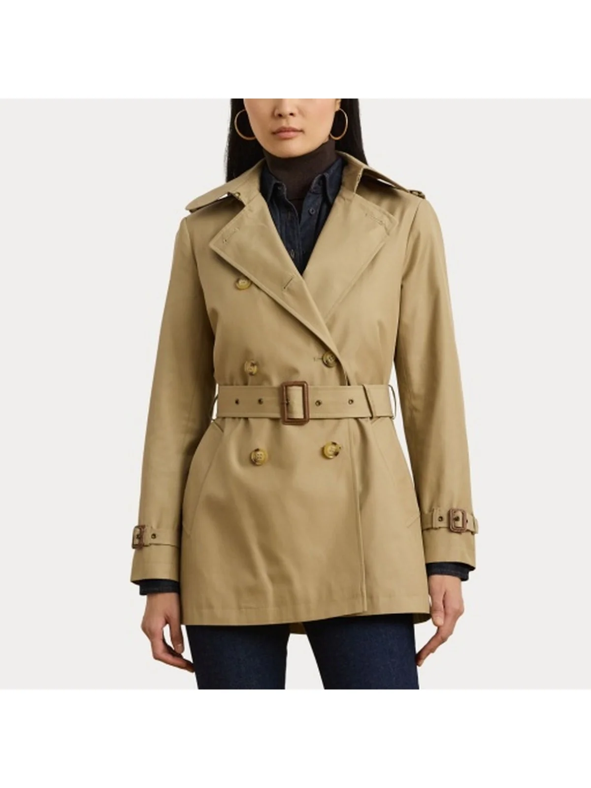 LAUREN RALPH LAUREN Trench Donna DB BLT TR30 297967126 002 Marrone - Image 2