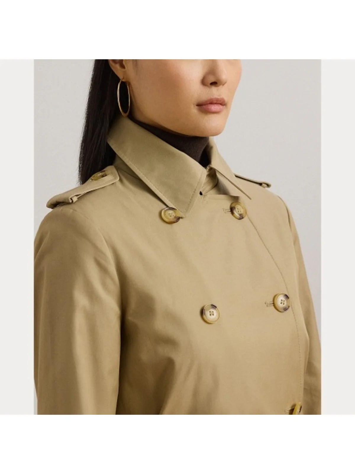 LAUREN RALPH LAUREN Trench Donna DB BLT TR30 297967126 002 Marrone - Image 4