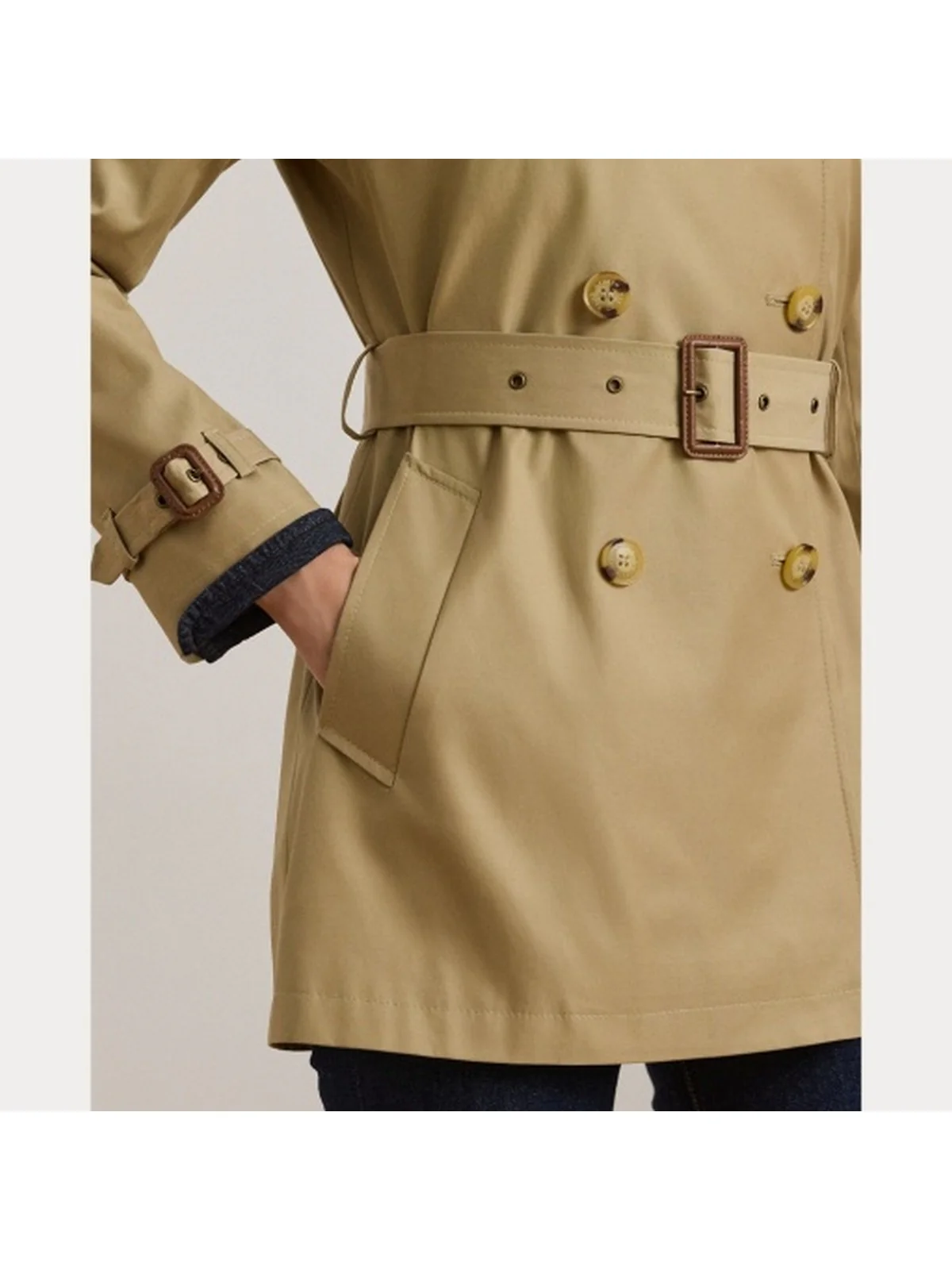LAUREN RALPH LAUREN Trench Donna DB BLT TR30 297967126 002 Marrone - Image 5