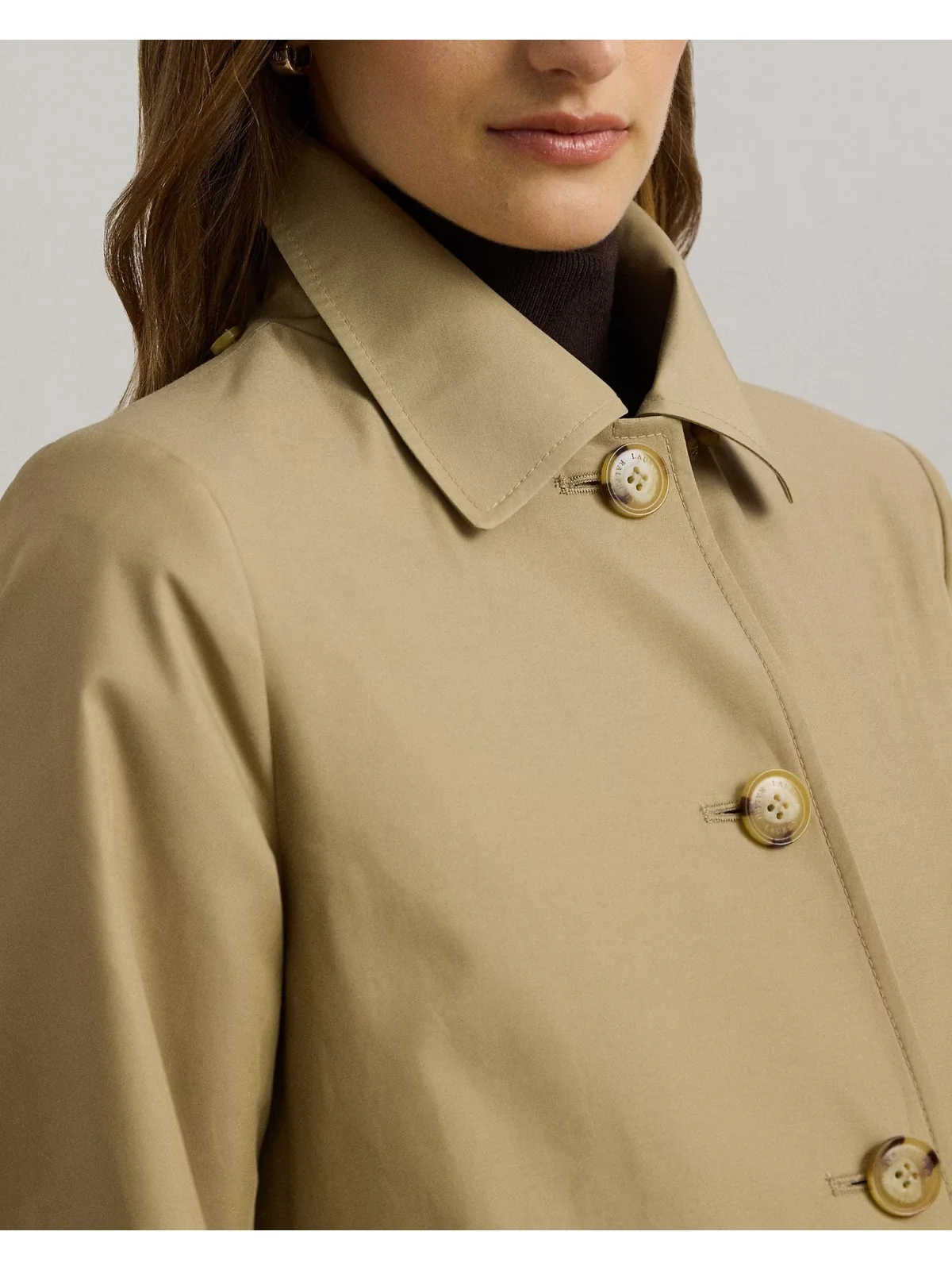LAUREN RALPH LAUREN Trench Donna "SB RN 34""-LINED-COAT" 297967121 002 BIRCH TAN - Image 3