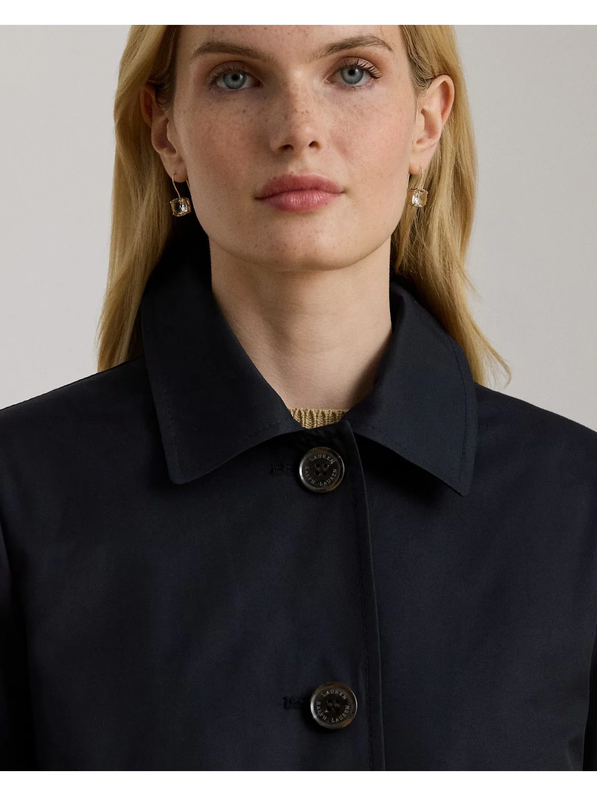 LAUREN RALPH LAUREN Trench Donna "SB RN 34""-LINED-COAT" 297967121 005 DK NAVY - Image 4