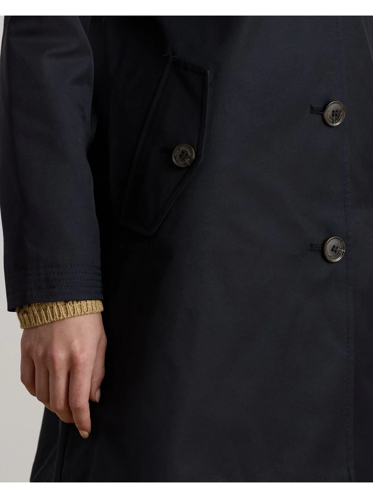 LAUREN RALPH LAUREN Trench Donna "SB RN 34""-LINED-COAT" 297967121 005 DK NAVY - Image 5
