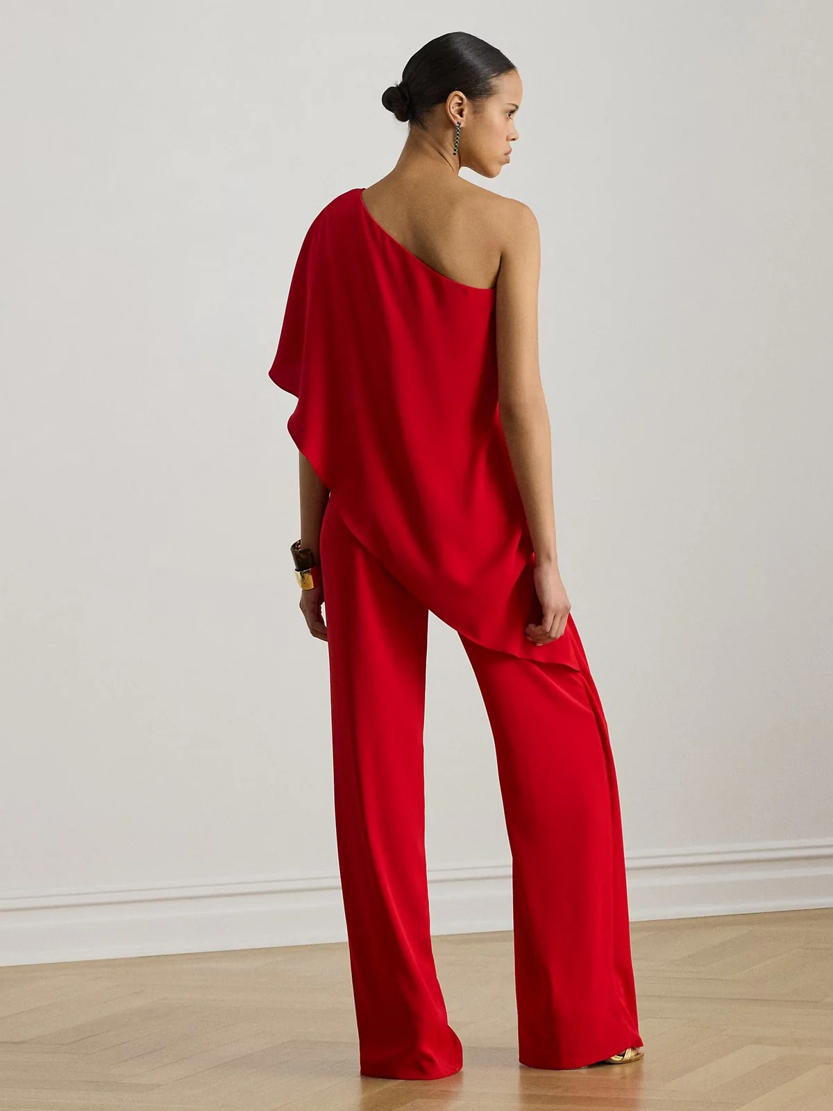 LAUREN RALPH LAUREN Tuta Donna APRIL-JUMPSUIT 253909456 007 CRUISE RED - Image 3