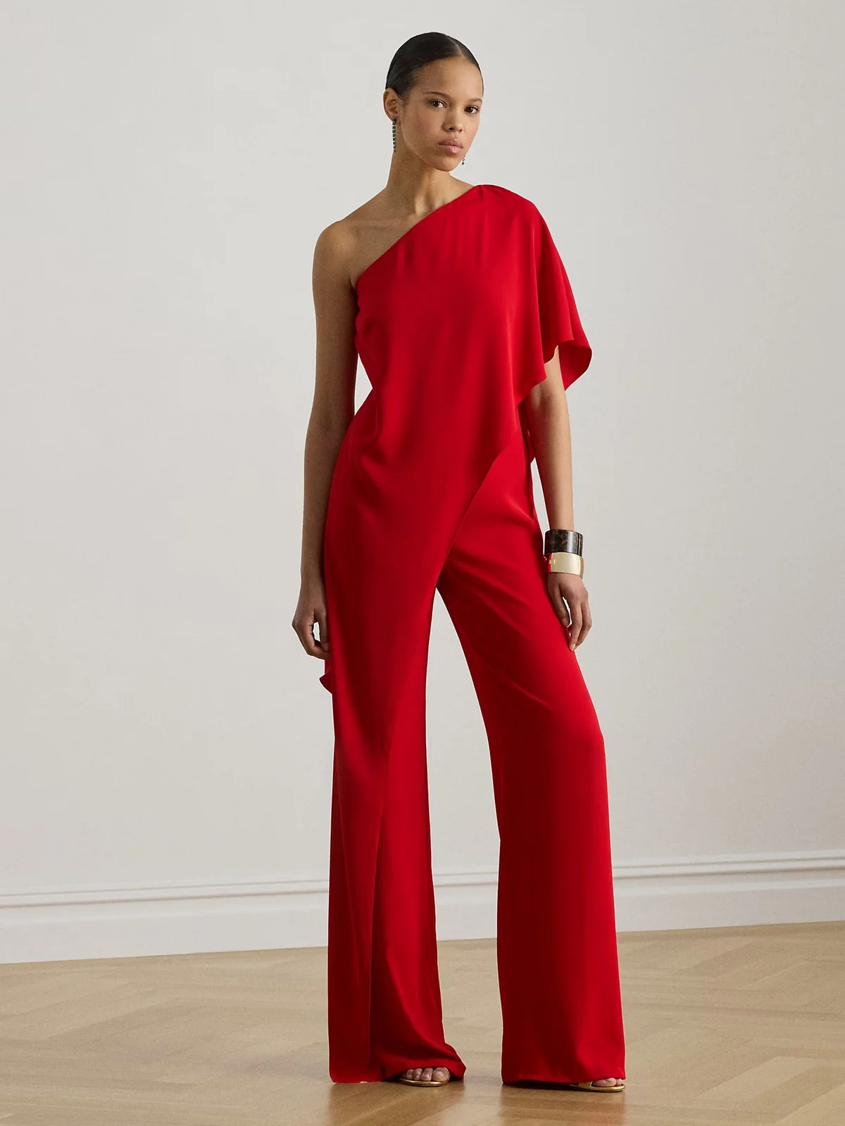 LAUREN RALPH LAUREN Tuta Donna APRIL-JUMPSUIT 253909456 007 CRUISE RED - Image 5