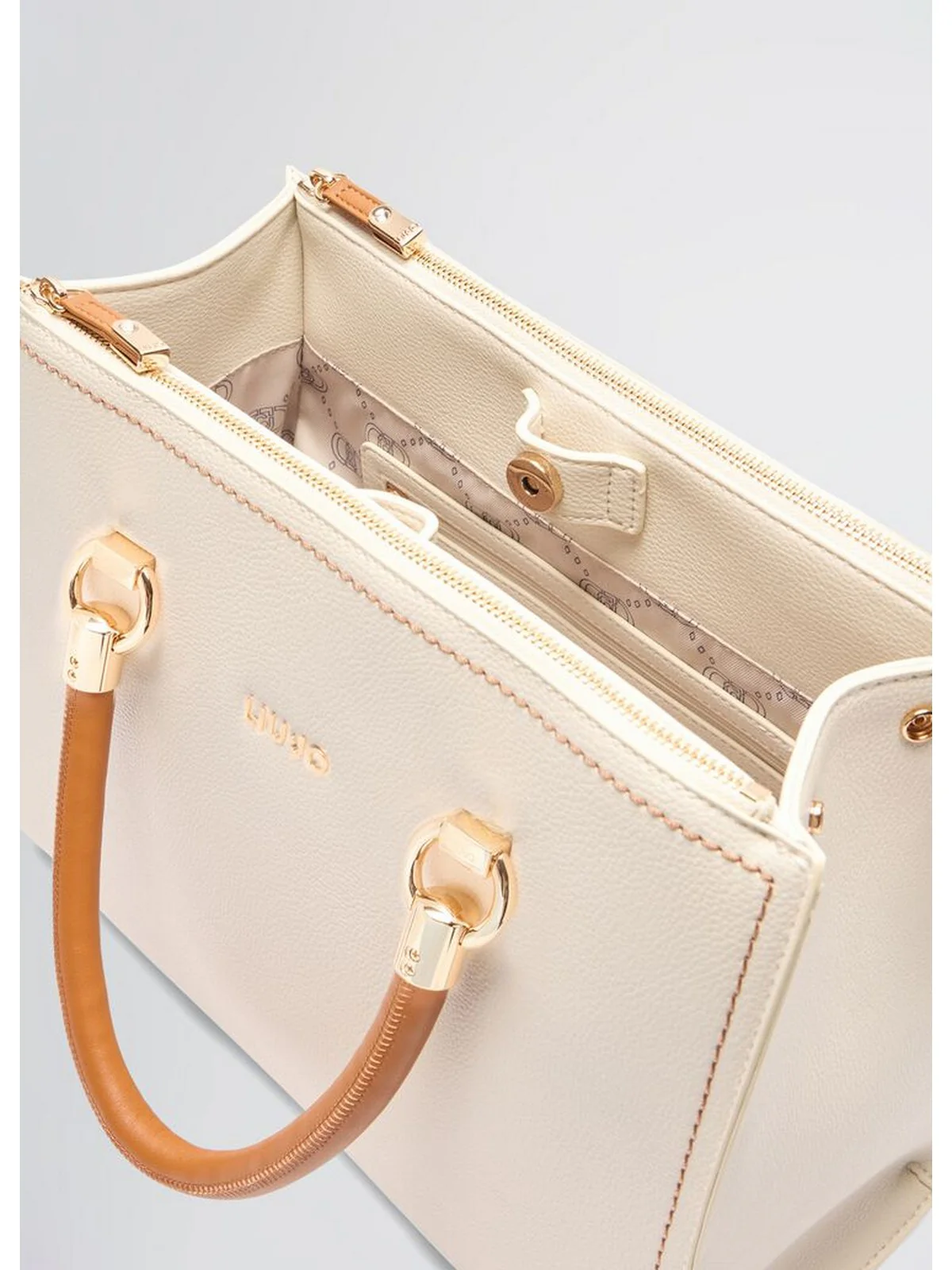LIU JO ACCESSORIES Borsa Donna  AA5008E0058 C3633 Beige - Image 4