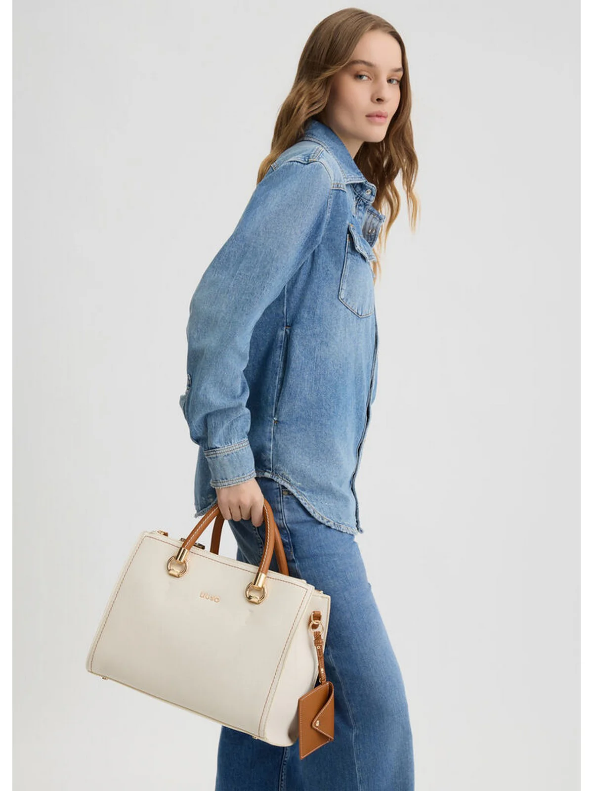 LIU JO ACCESSORIES Borsa Donna  AA5008E0058 C3633 Beige - Image 7