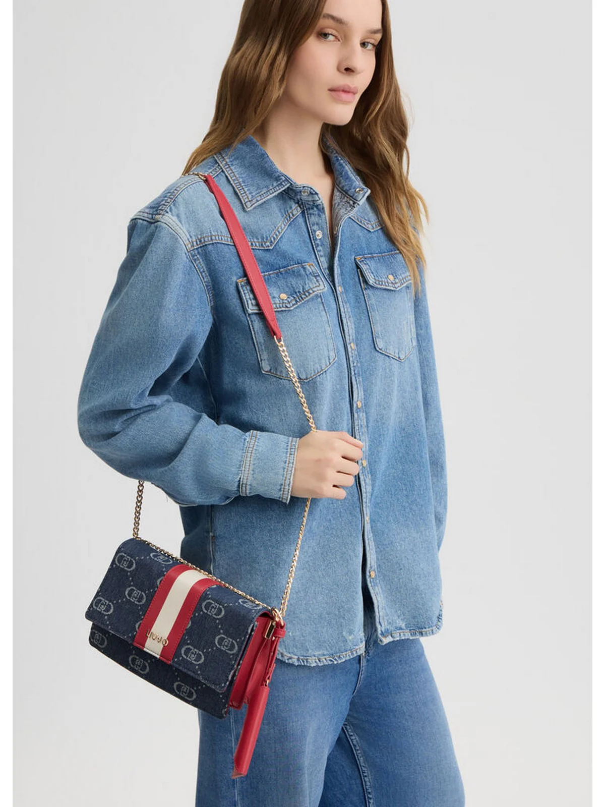 LIU JO ACCESSORIES Borsa Donna  AA5158D3200 00770 Blu - Image 7