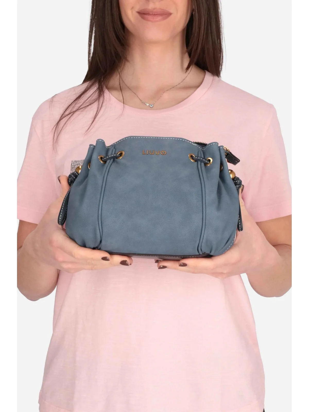 LIU JO ACCESSORIES Borsa Donna  AA6084E1116 53920 Cloud - Image 4