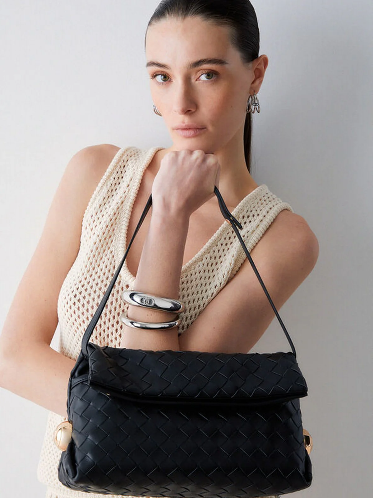LIU JO ACCESSORIES Borsa Donna  AA6097ES027 22222 Nero - Image 7