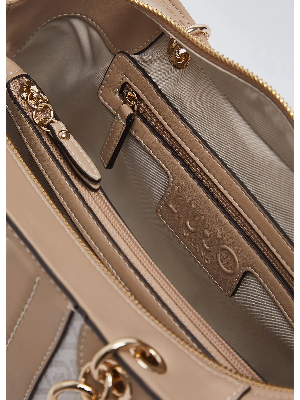 LIU JO ACCESSORIES Borsa Donna  AA6103E1118 C3920 Naturale/dk.cipria - Image 2