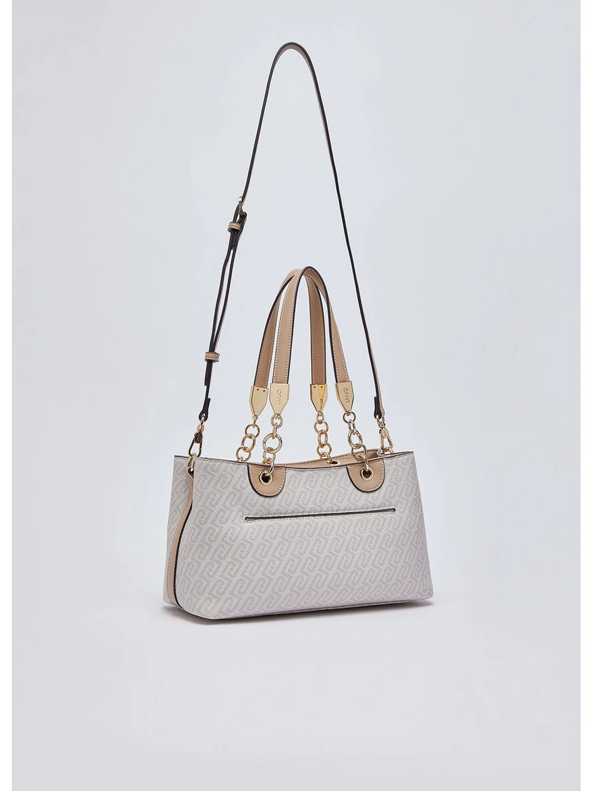 LIU JO ACCESSORIES Borsa Donna  AA6103E1118 C3920 Naturale/dk.cipria - Image 4
