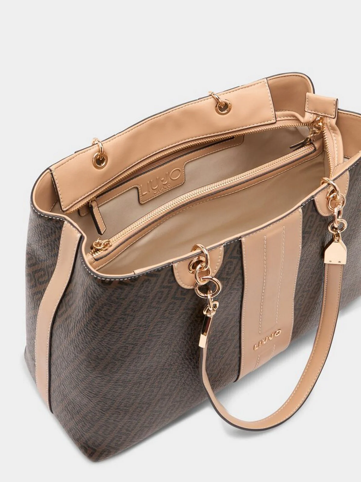 LIU JO ACCESSORIES Borsa Donna  AA6104E1118 C3904 Testa moro/dk.cipria - Image 4