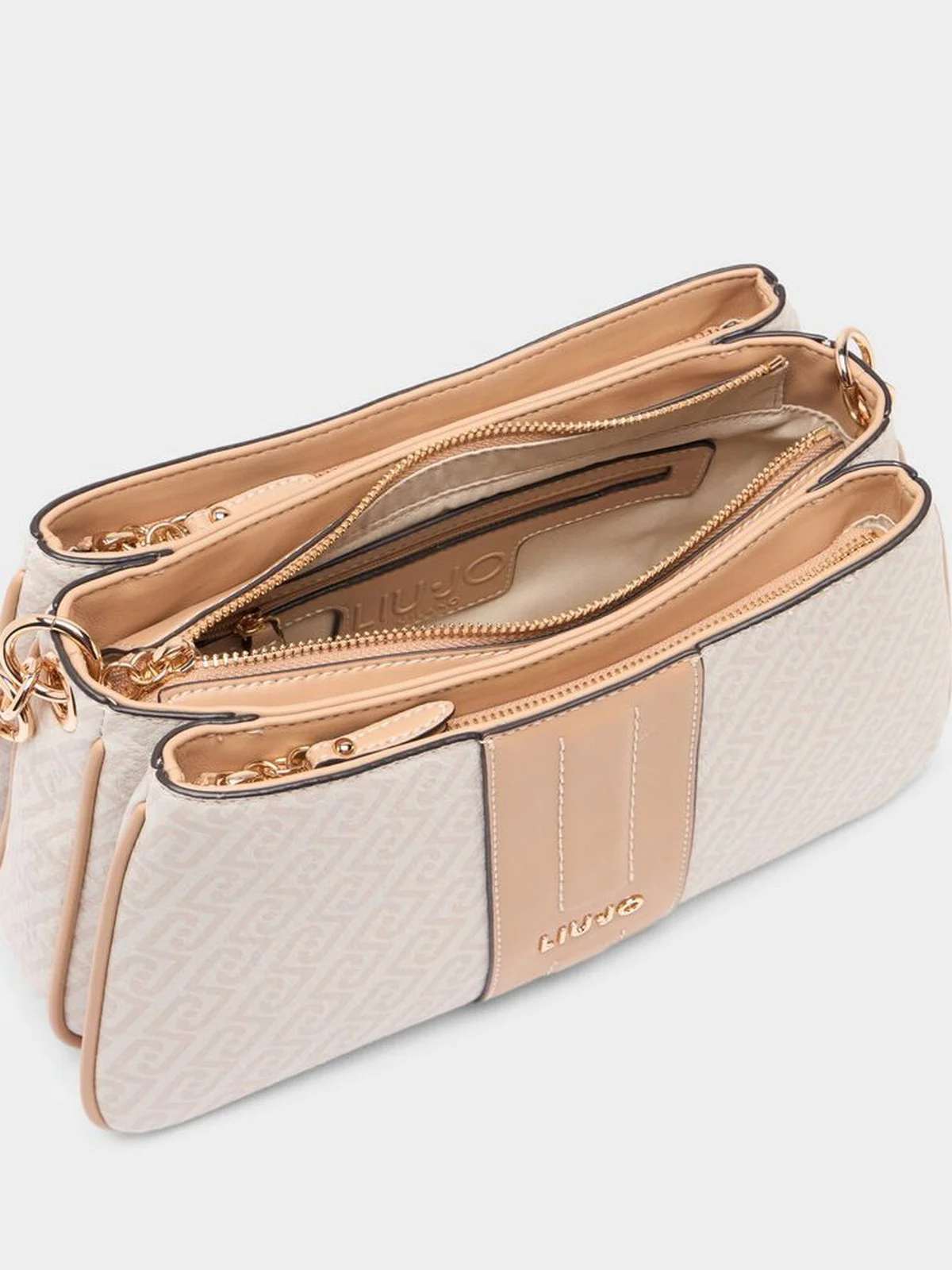 LIU JO ACCESSORIES Borsa Donna  AA6107E1118 C3920 Naturale/dk.cipria - Image 2