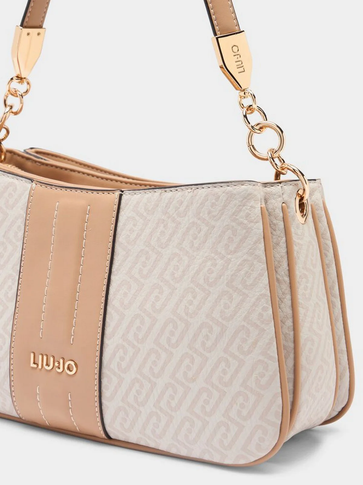 LIU JO ACCESSORIES Borsa Donna  AA6107E1118 C3920 Naturale/dk.cipria - Image 3