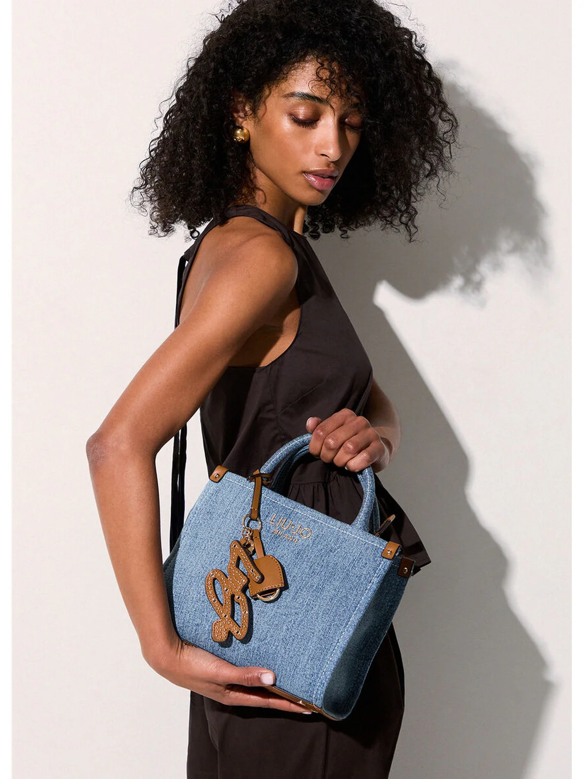 LIU JO ACCESSORIES Borsa Donna  AA6192T377A 74015 LIGHT DENIM - Image 7