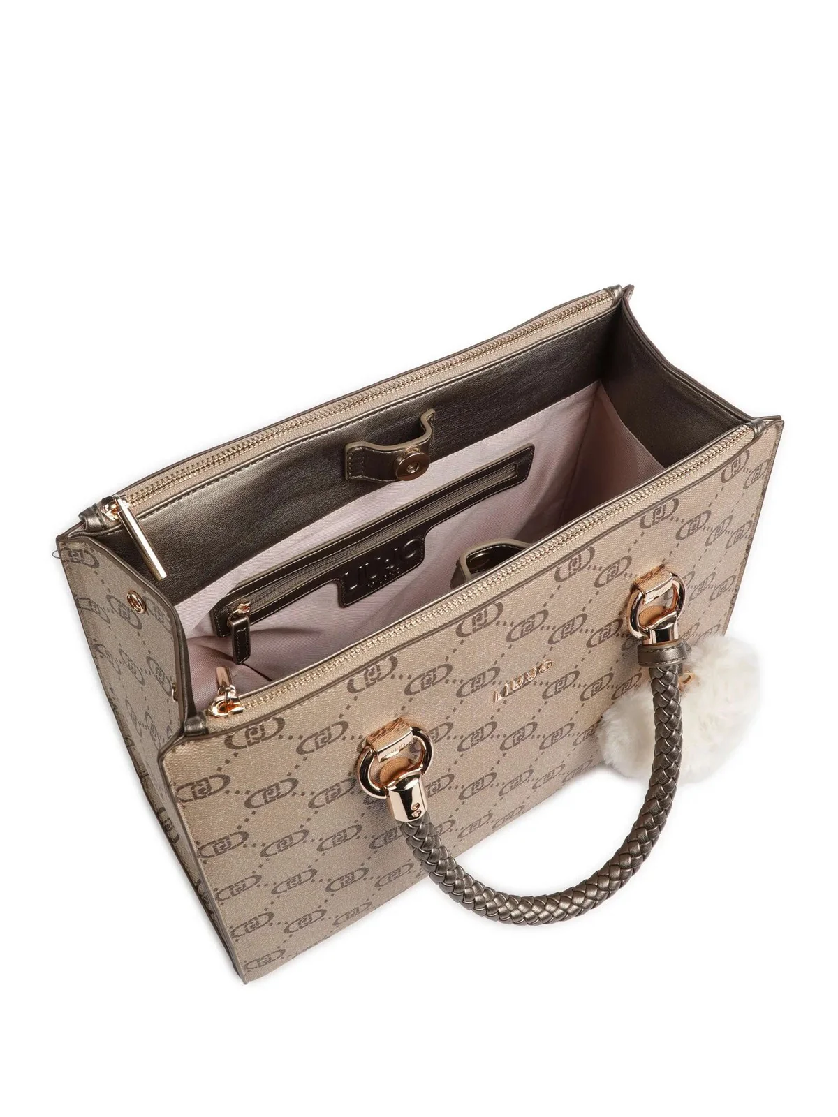 LIU JO ACCESSORIES Borsa Donna  AF4008E0668 61406 Marrone - Image 4