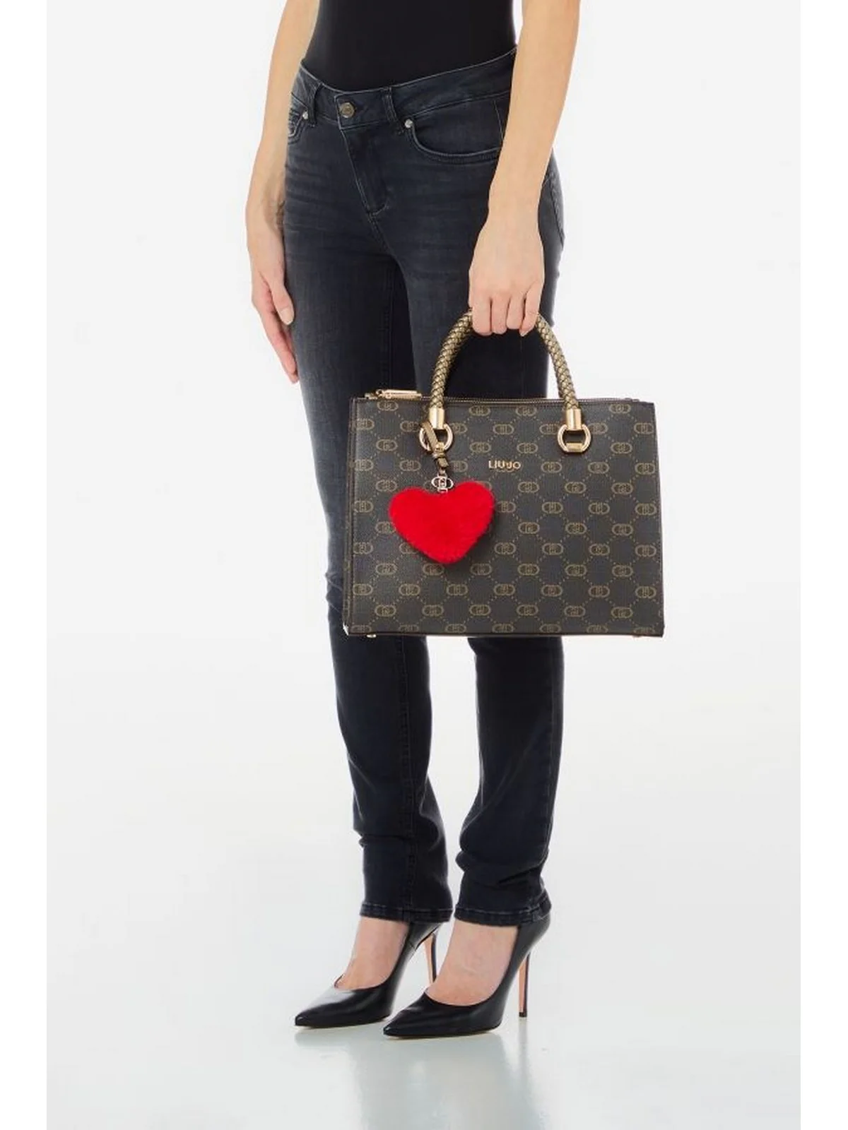 LIU JO ACCESSORIES Borsa Donna  AF4008E0668 71409 Marrone - Image 5