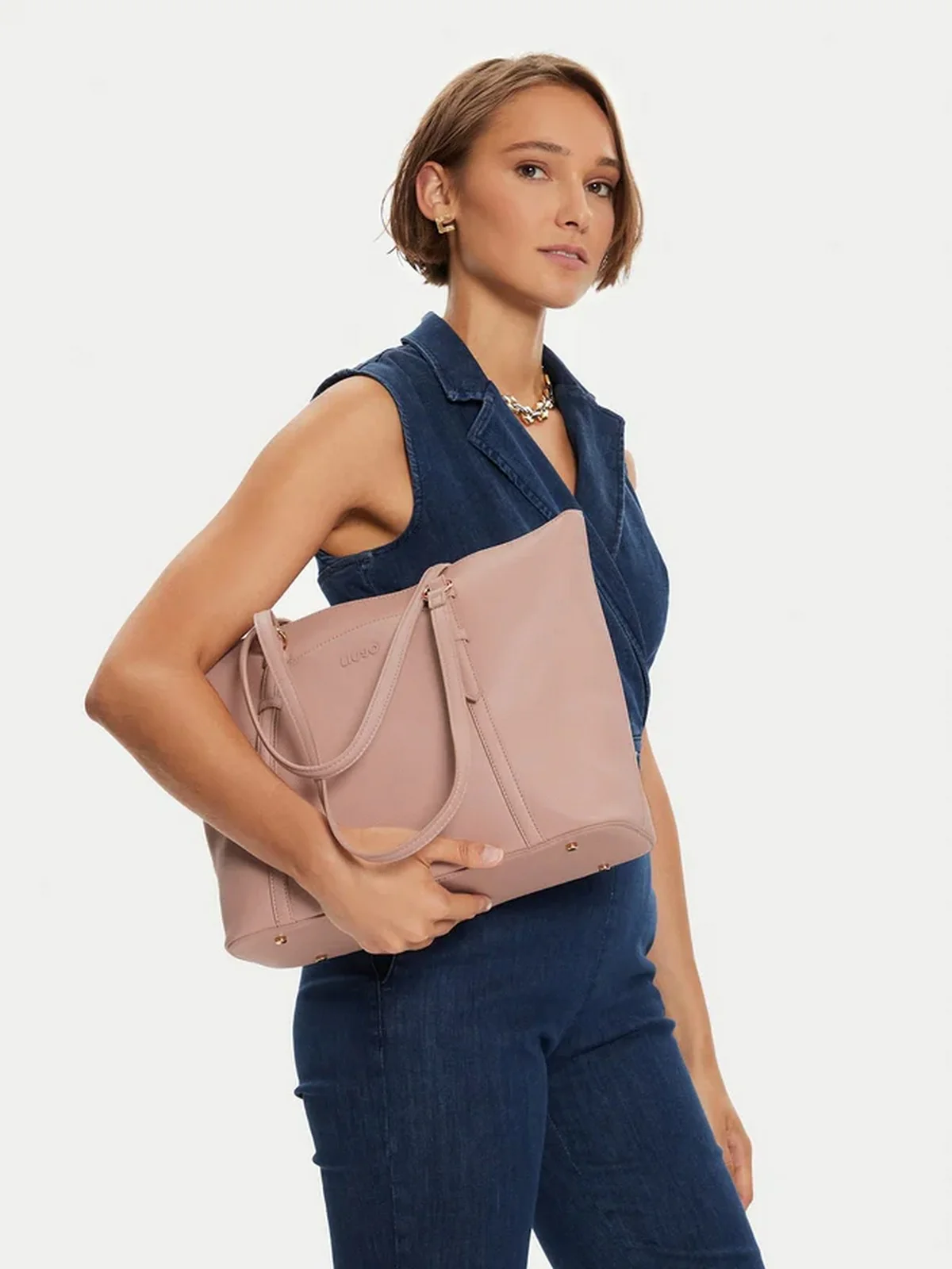 LIU JO ACCESSORIES Borsa Donna  AF4152E0087 90077 Beige - Image 5