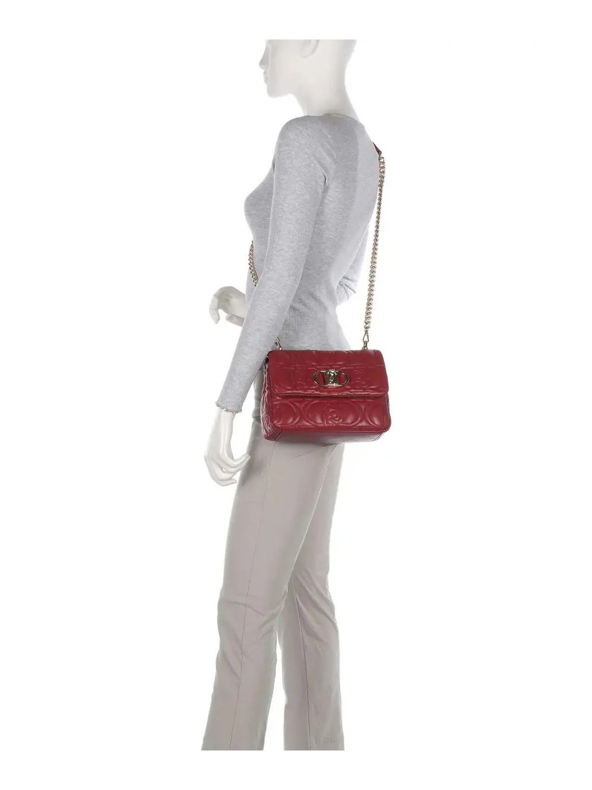 LIU JO ACCESSORIES Borsa Donna  AF4187E0449 91555 Rosso - Image 4