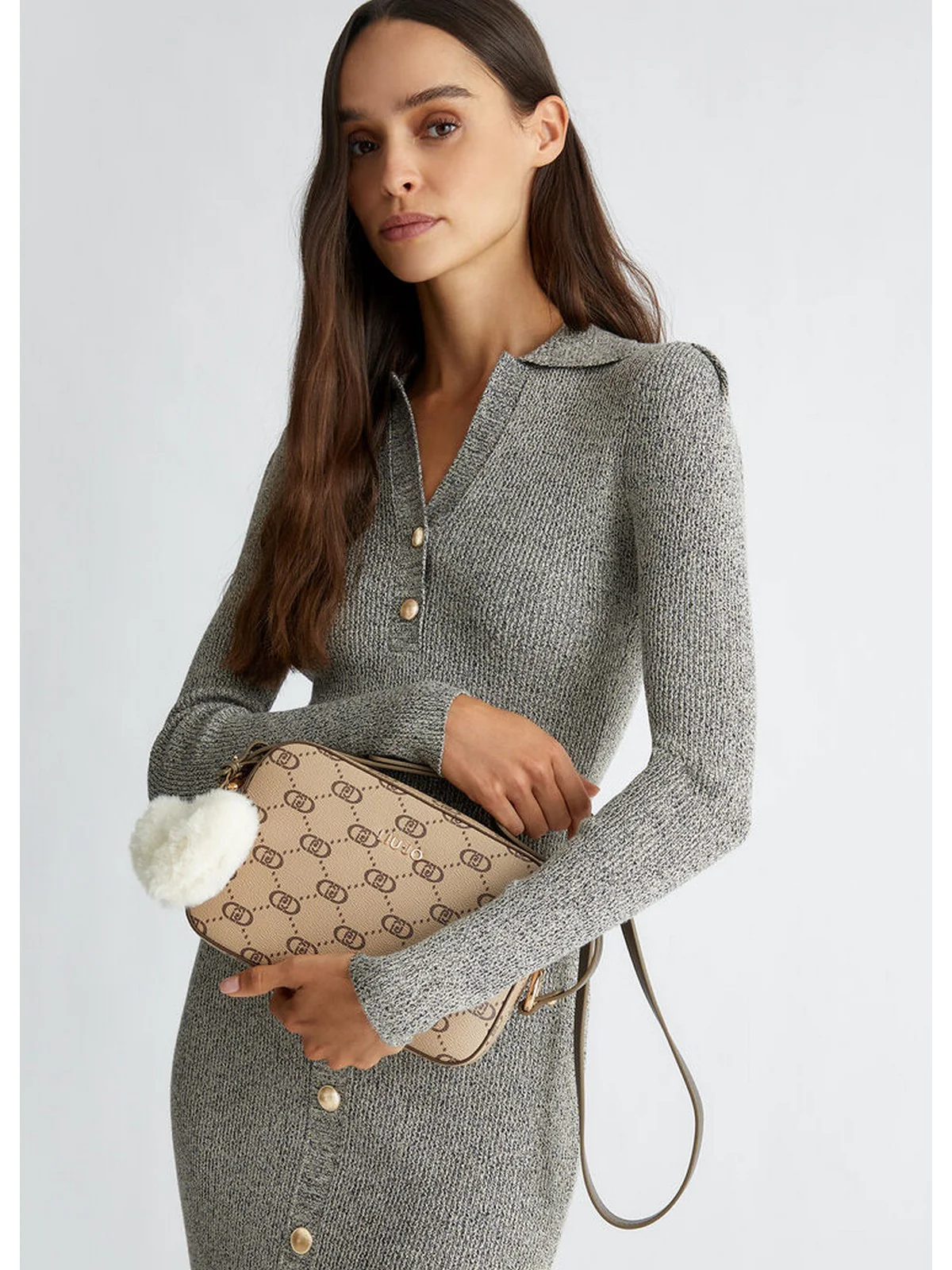 LIU JO ACCESSORIES Borsa Donna  AF4195E0668 61406 Marrone - Image 6