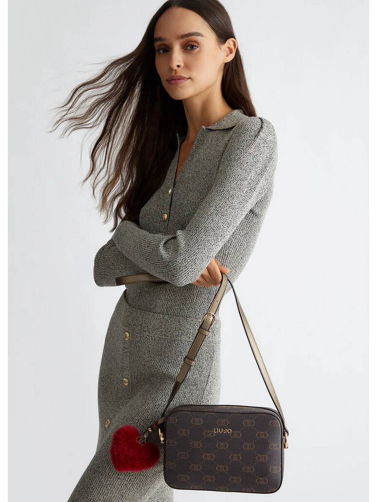 LIU JO ACCESSORIES Borsa Donna  AF4195E0668 71409 Marrone - Image 6