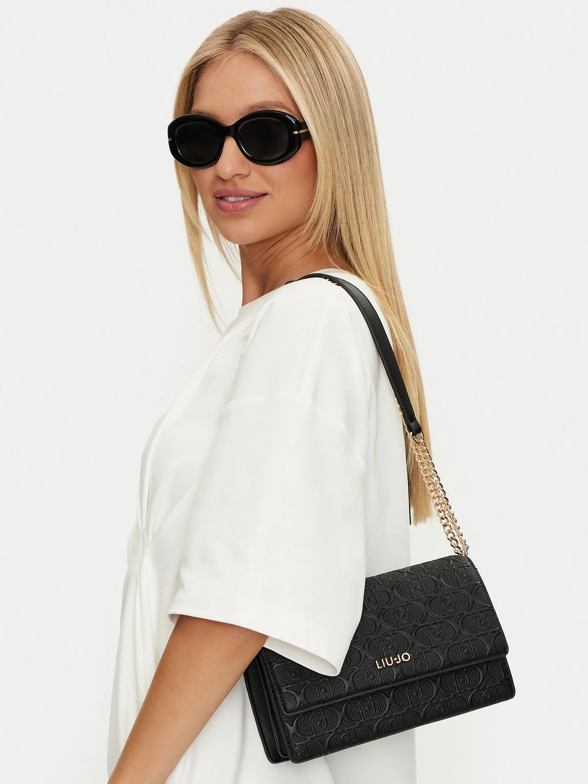 LIU JO ACCESSORIES Borsa Donna  AF4253E0538 22222 Nero - Image 6