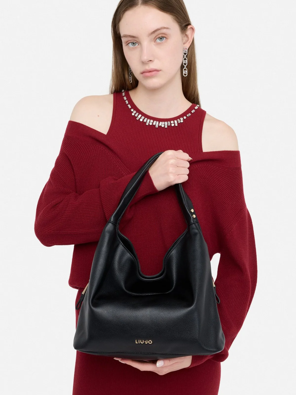 LIU JO ACCESSORIES Borsa Donna AF5058E0058 22222 Nero - Image 3