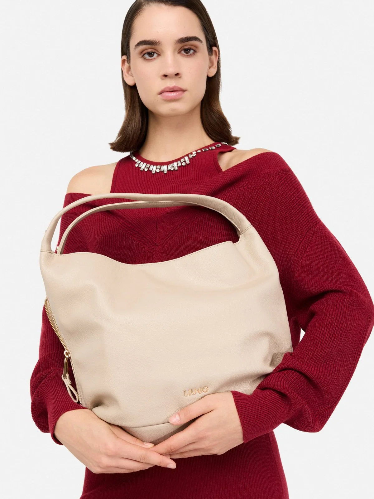 LIU JO ACCESSORIES Borsa Donna  AF5058E0058 51308 NEUTRO - Image 5