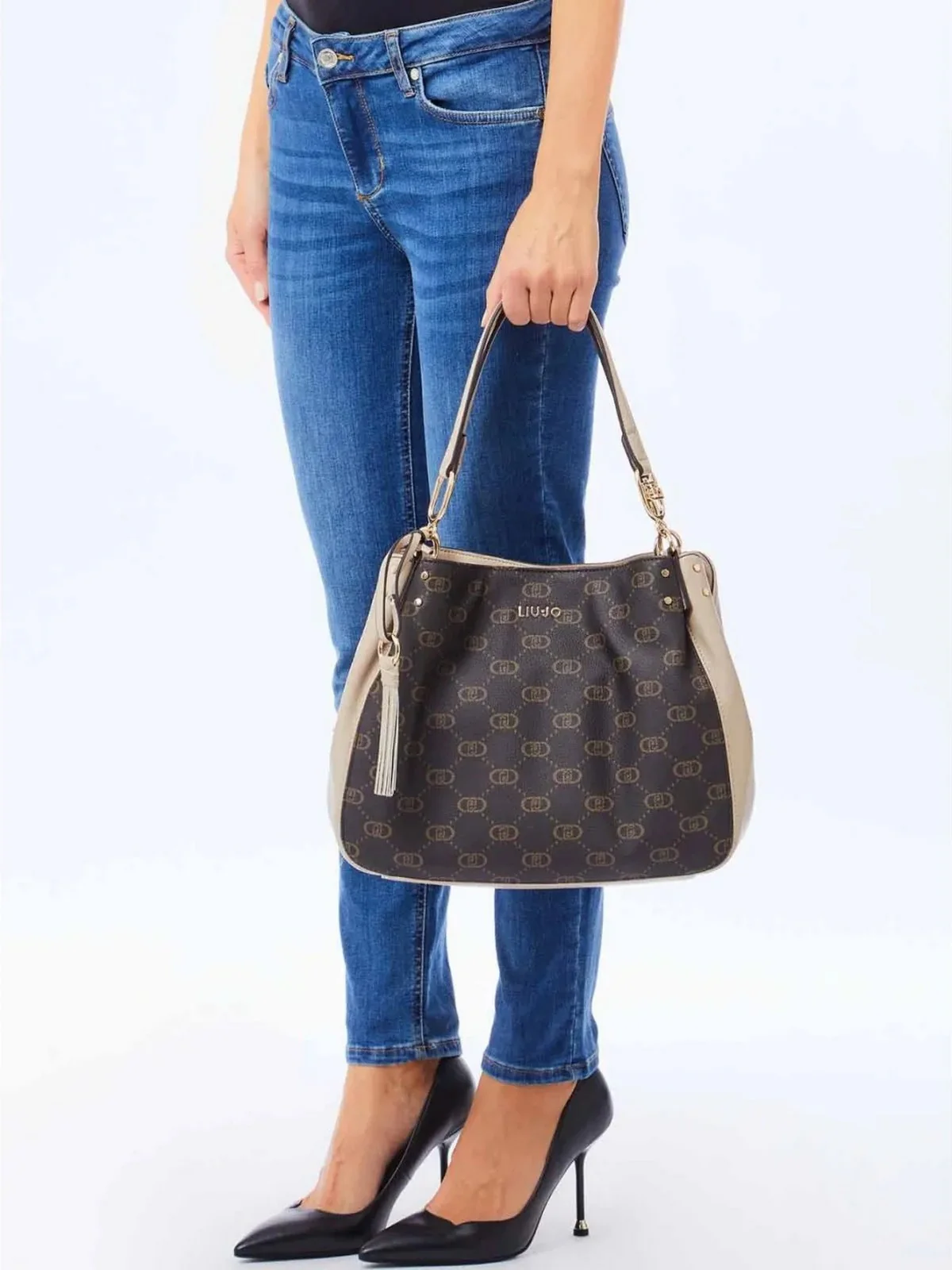 LIU JO ACCESSORIES Borsa Donna  AF5113E0053 51308 NEUTRO - Image 4