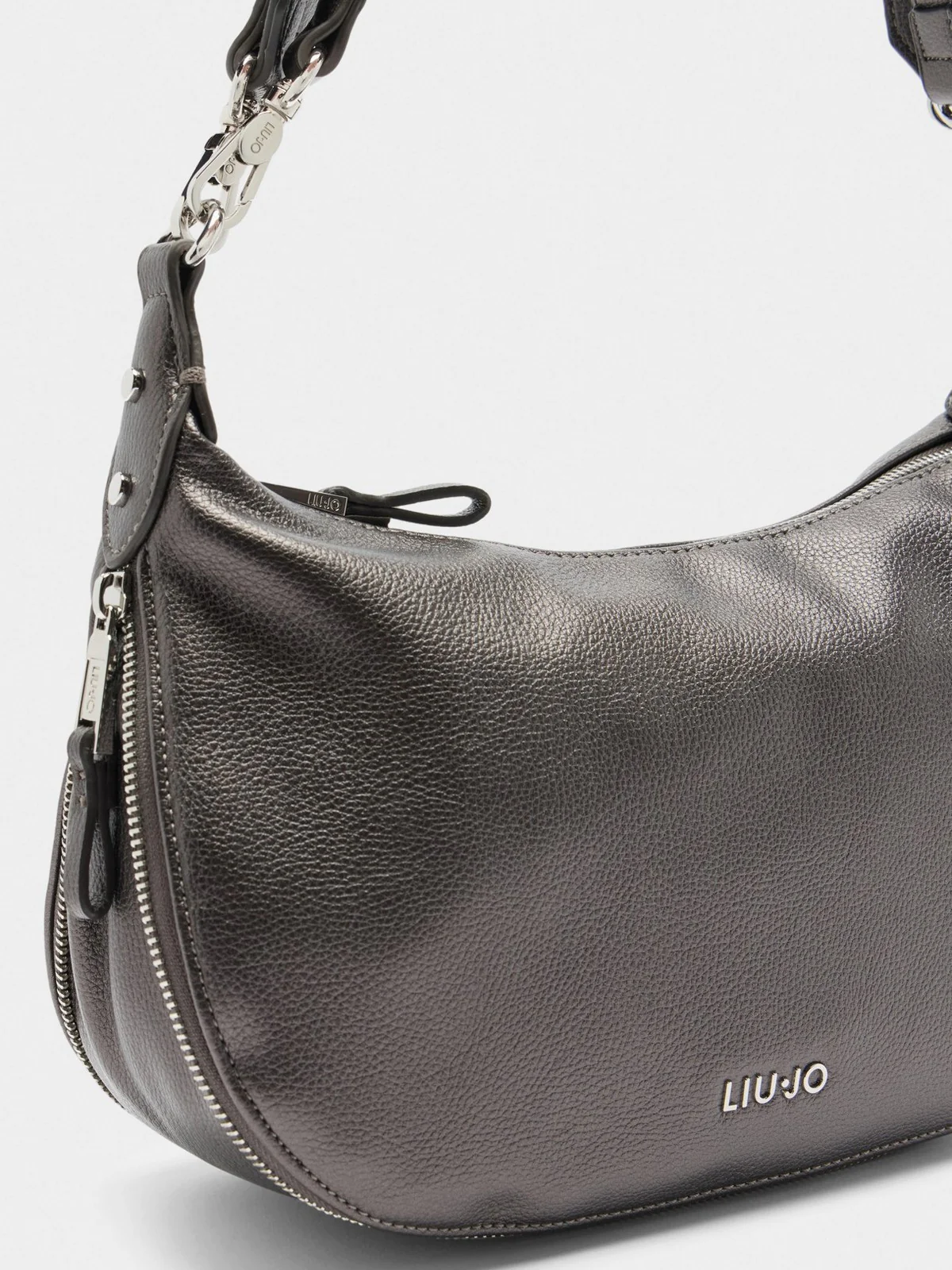 LIU JO ACCESSORIES Borsa Donna  AF5133E0058 04020 Antracite met. - Image 2