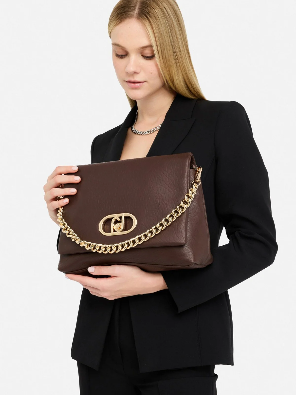 LIU JO ACCESSORIES Borsa Donna AF5147E0161 90912 MORO LIGHT - Image 6
