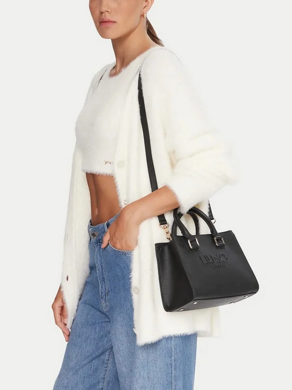 LIU JO ACCESSORIES Borsa Donna  AF5150E0087 22222 Nero - Image 6
