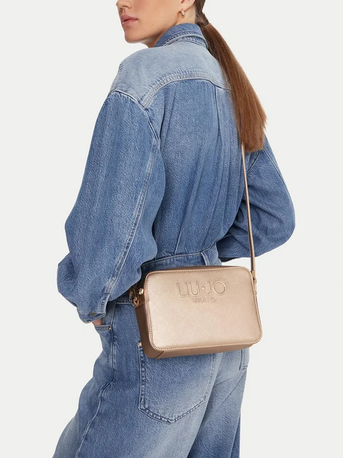 LIU JO ACCESSORIES Borsa Donna  AF5153E0087 90048 LIGHT GOLD - Image 2